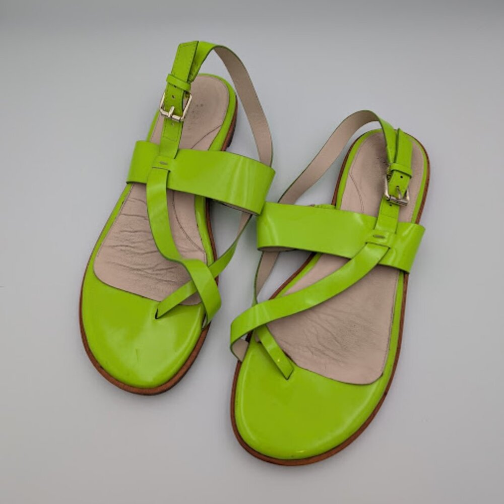 Cole Haan Anica Thong Sandals | Neon Green